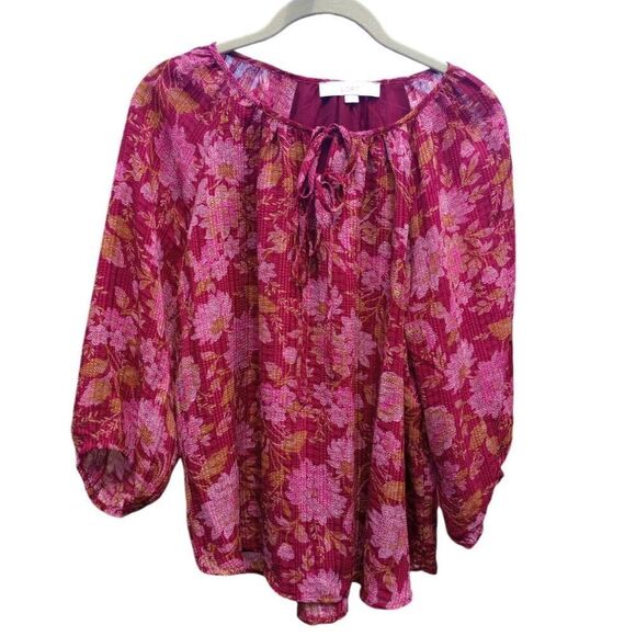 LOFT 3/4 sleeve blouse - Picture 1 of 5